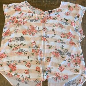 Flowy pearl button up back torrid top